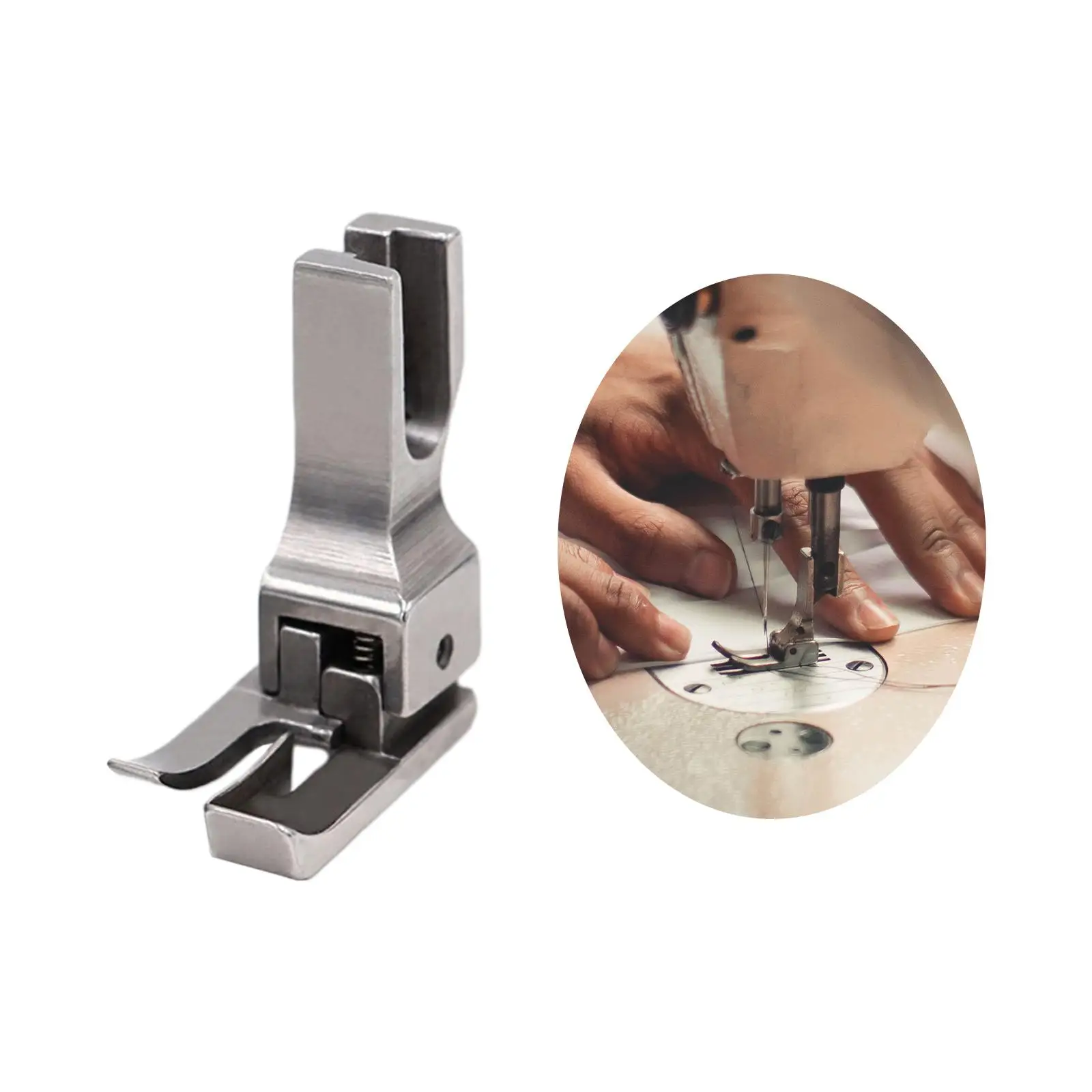 Sewing Machine Presser Foot Straight Stitch Presser Foot for Leather Crafts DIY Arts Crafts Embroidery Machine Sewing Apparel