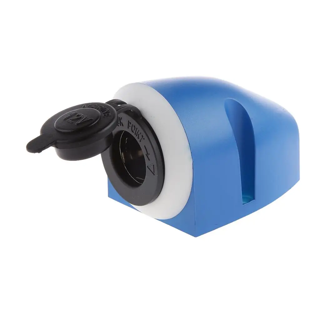 Car Socket  Lighter Female Socket Charger Adapter 12V Blue Tent