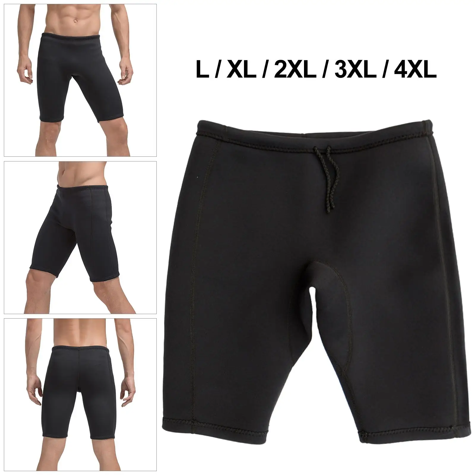 Mens Wetsuit Shorts Outdoor Swimming Pants, 3mm Neoprene Diving Wet Suit Trunks Trousers for Surfing Snorkeling  Sports