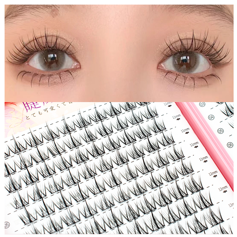 Best of 32Rows Eyeslashes Extension Personal Professional Individual Cluster Grafting Wholesale Eyelash Large Capacity Flowerknow Makeup Reviews & Tips