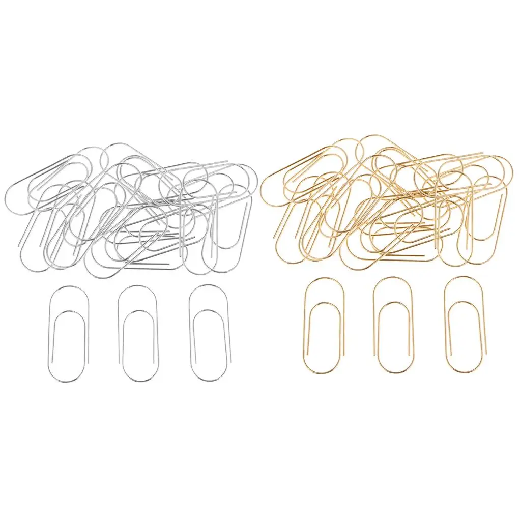 20x Giant Large Jumbo Paper Clips Paper Clamp Office Supplies Clips 50x20mm