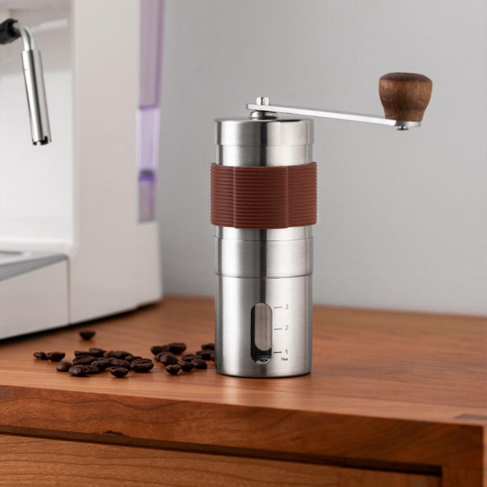 Title 2, Manual Coffee Grinder Stainless Steel Hand Hand...