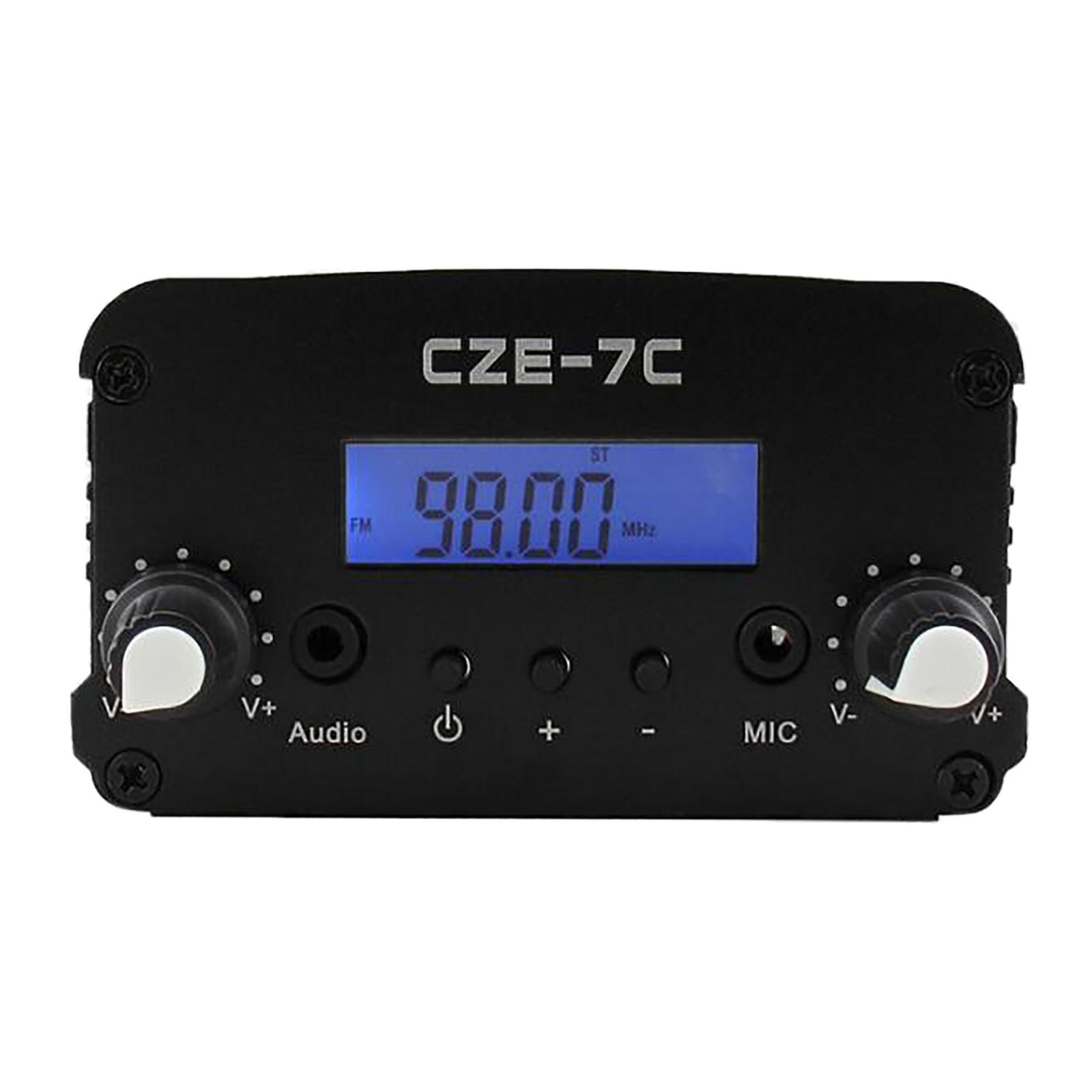 Wireless radio Stereo Black Frequency 76-108MHz for Broadcast Station