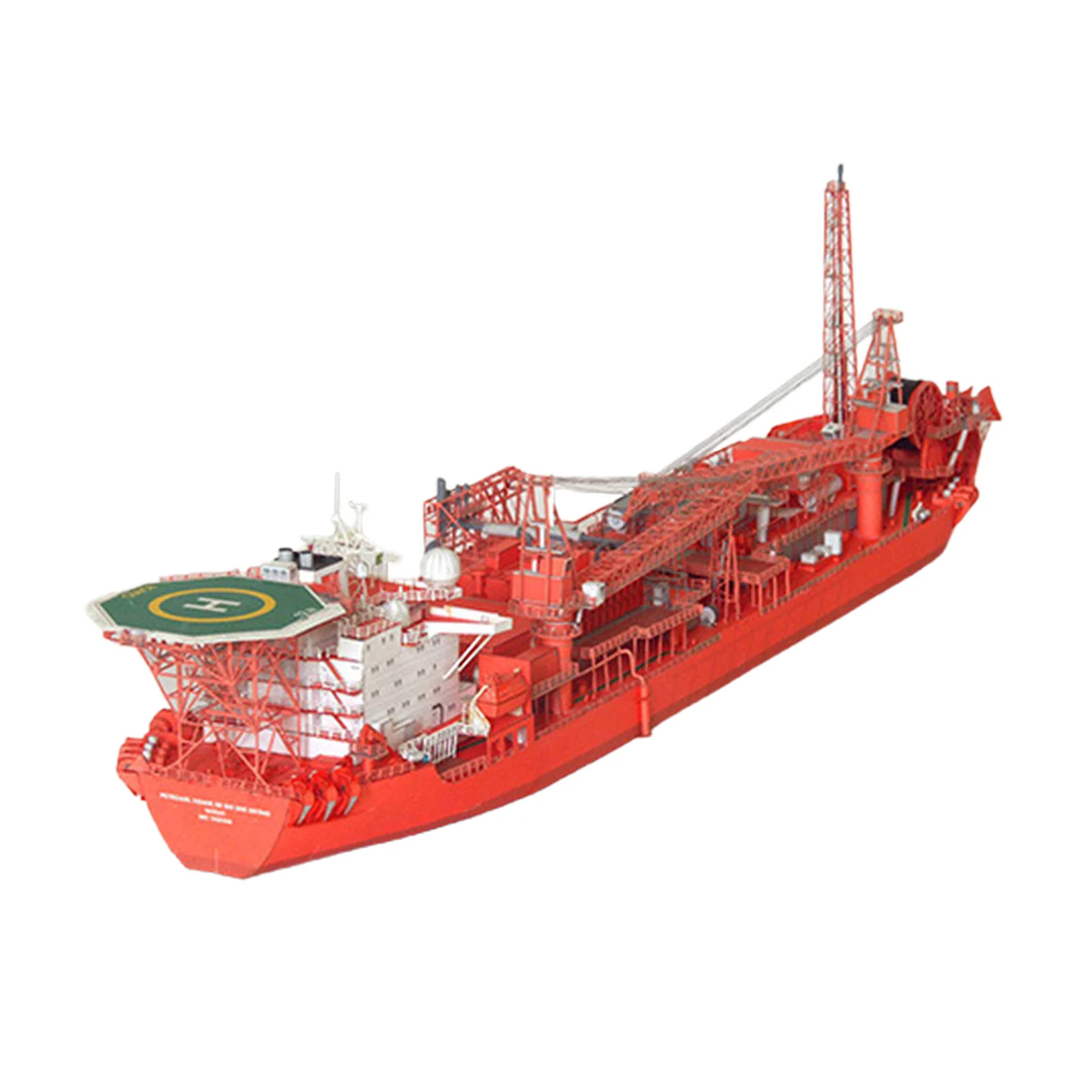 Floating Production Tanker DIY 3D Paper Model Ship  Decoration