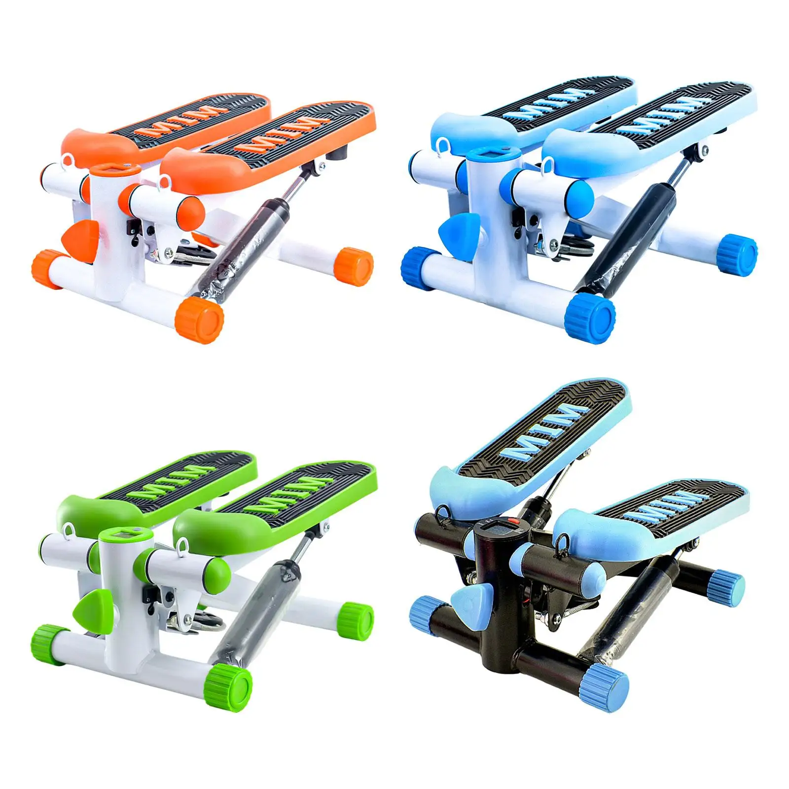 Fitness Exercise Stepping Machine Metal Compact Lightweight Exerciser Mini Stepper Trainer for Gym Training Office Men Women
