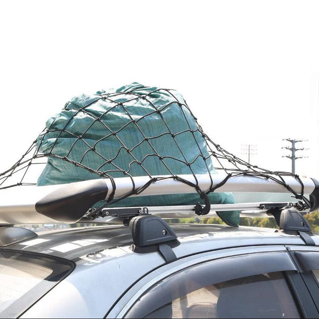 Car SUV Roof Top Rack Elasticated Mesh Net Luggage Carrier Cargo Holder