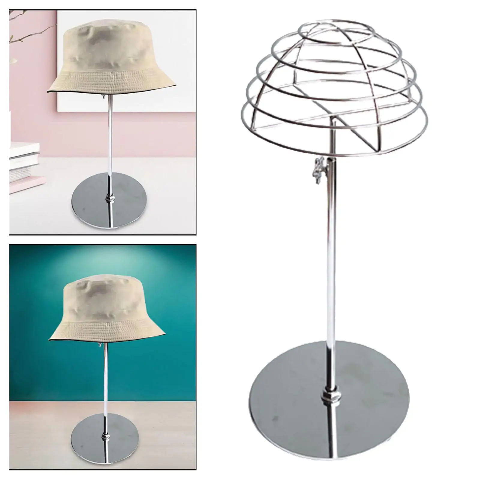 Hat Display Stand Tabletop Portable Durable Stable Hat Holder for Decoration Home Use
