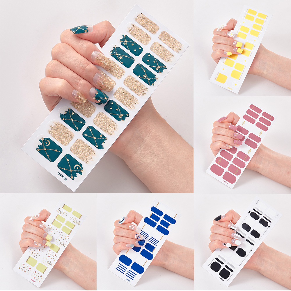 Best of Nail Stickers Nail Art Sticker Nail Decoration Nail Manicure Tool Nail Accessories Fashion Beautiful UV Gel Polish Full Cover Reviews & Tips