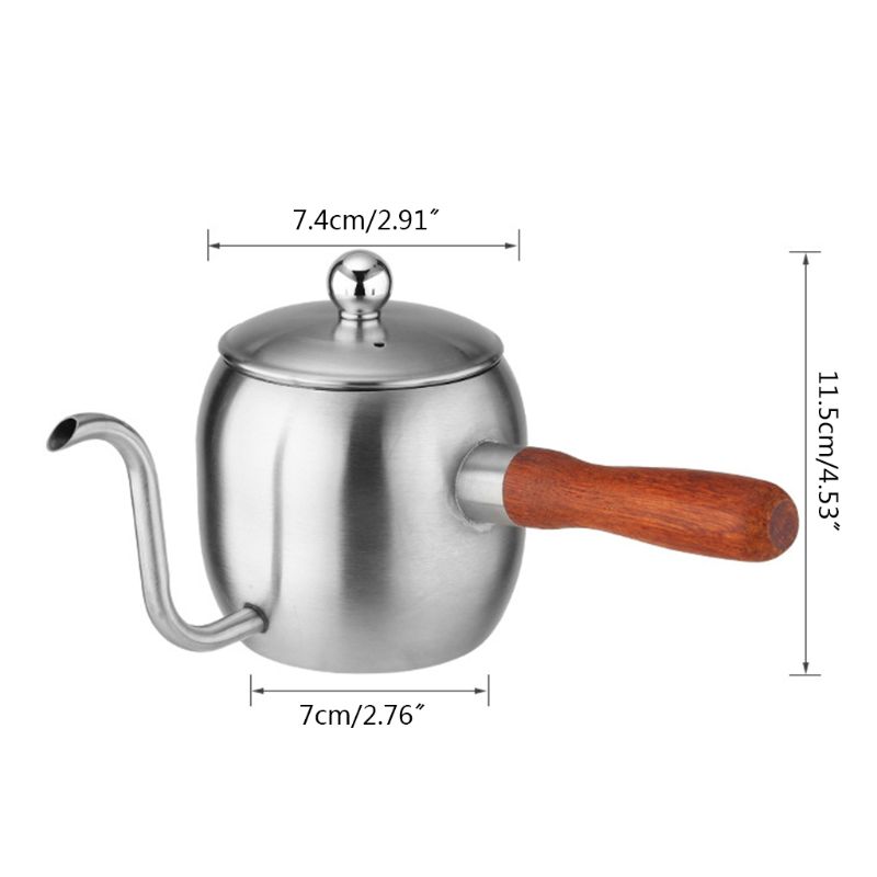 Title 6, 500ml Stainless Steel Mini Drip Coffee Pot Japa...