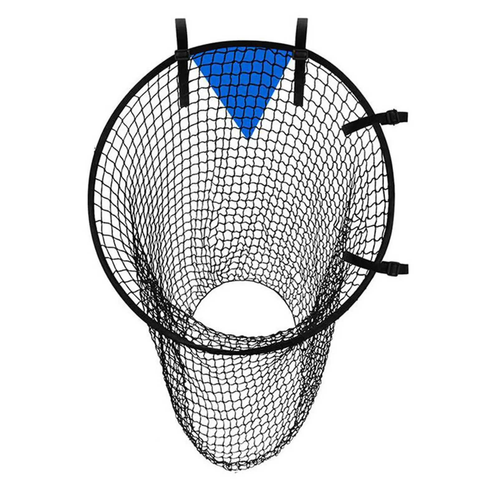 Football Training Net Easy to Attach and Detach 4 Adjustable Straps with Buckles Folding Football Practicing Football Target Net