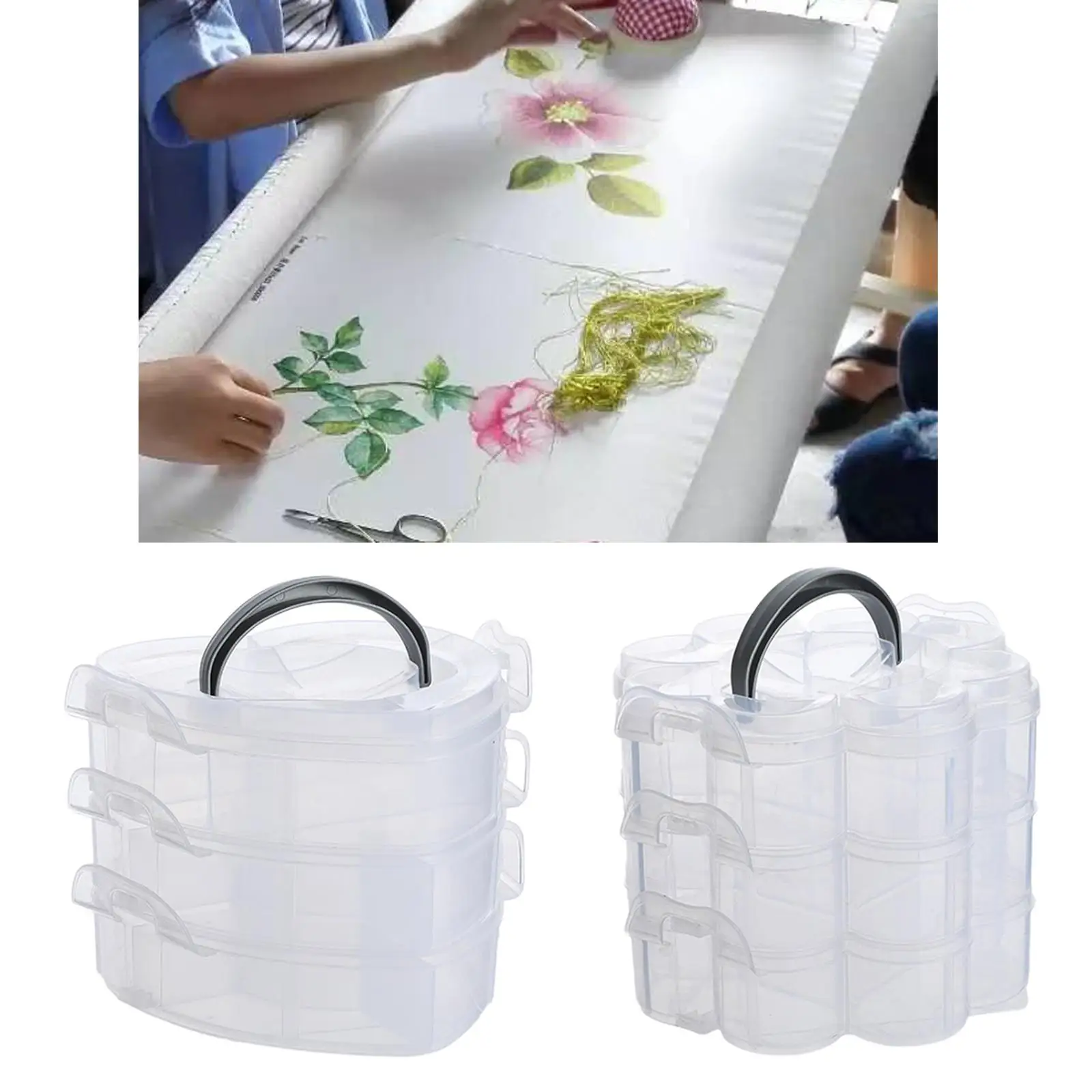  for Kids, Portable Storage Box, Sewing Box, Tool Box for Kids` Toys, Adults , Office Supply