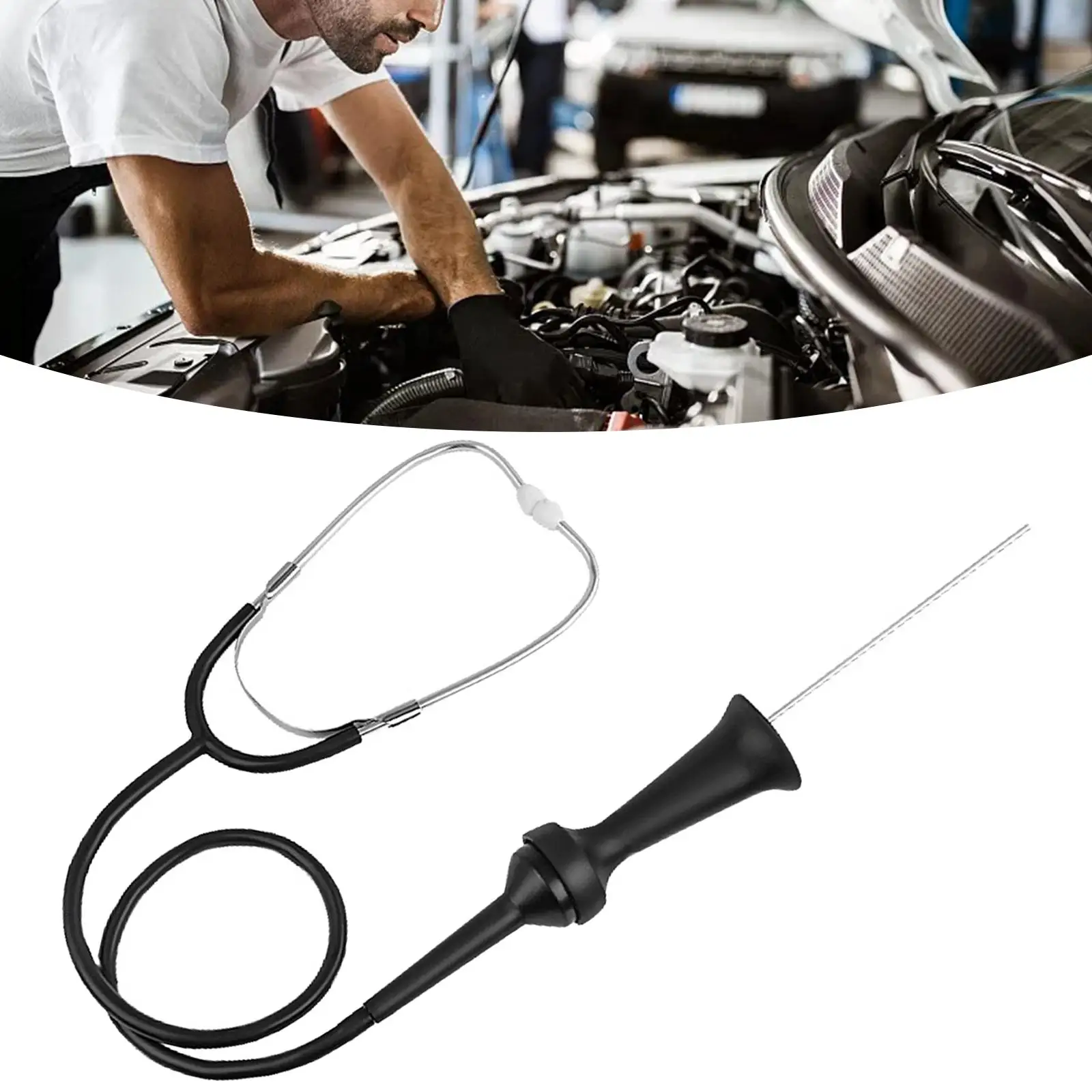 Automotive  Tool Accessories Hearing Tool Easy to Install Issue  Car Engine High Performance Mechanics
