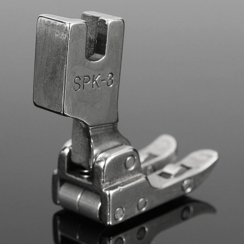 Industrielle Nähmaschine Roller Nähfuß Alle Edelstahl Spk-3 Mit Lager Presser Zipper Fuß Leder Beschichtete Gewebe – Detail 2