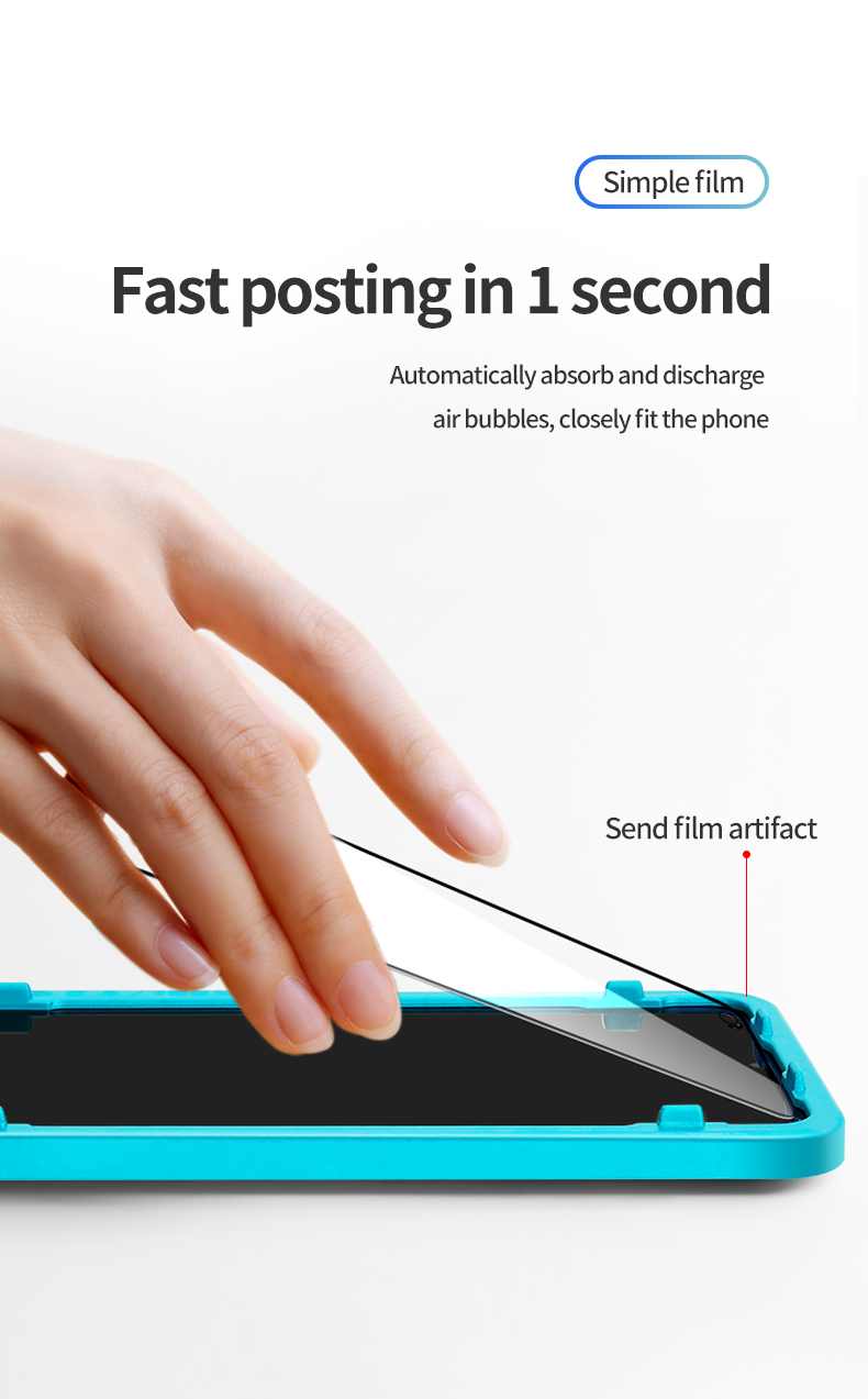 SmartDevil Screen Protector für Xiaomi Mi 12T 10T Pro Lite 11T 9T Gehärtetem Glas Anti-fingerprint Volle Abdeckung HD Anti Blue Ray – Detail 13