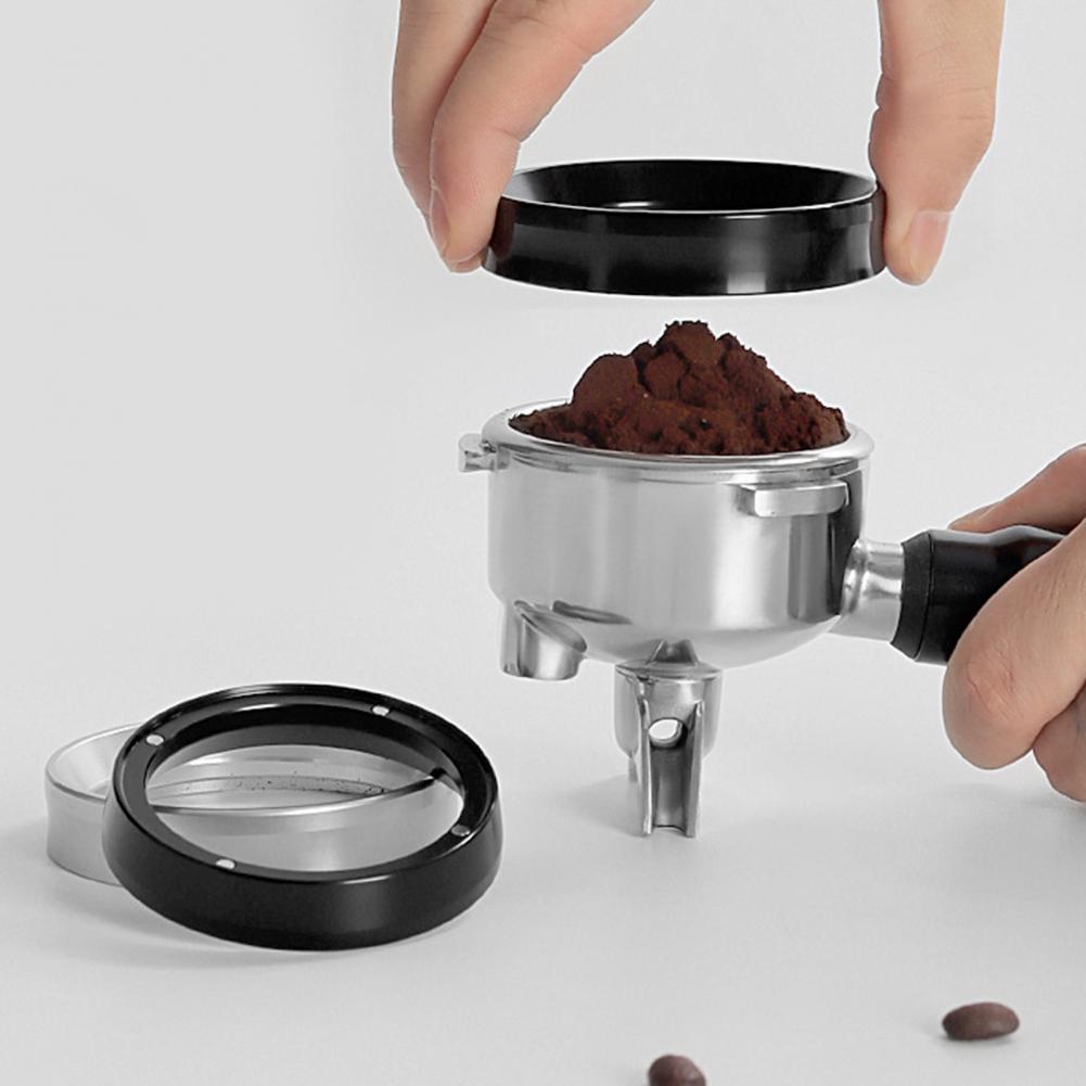 Description Picture 6 of itemCoffee Powder Ring Aluminum Alloy Coffee Ring Barista-approved Espresso Tools Aluminum Dosing Funnel with 4 Magnets for Brewing
