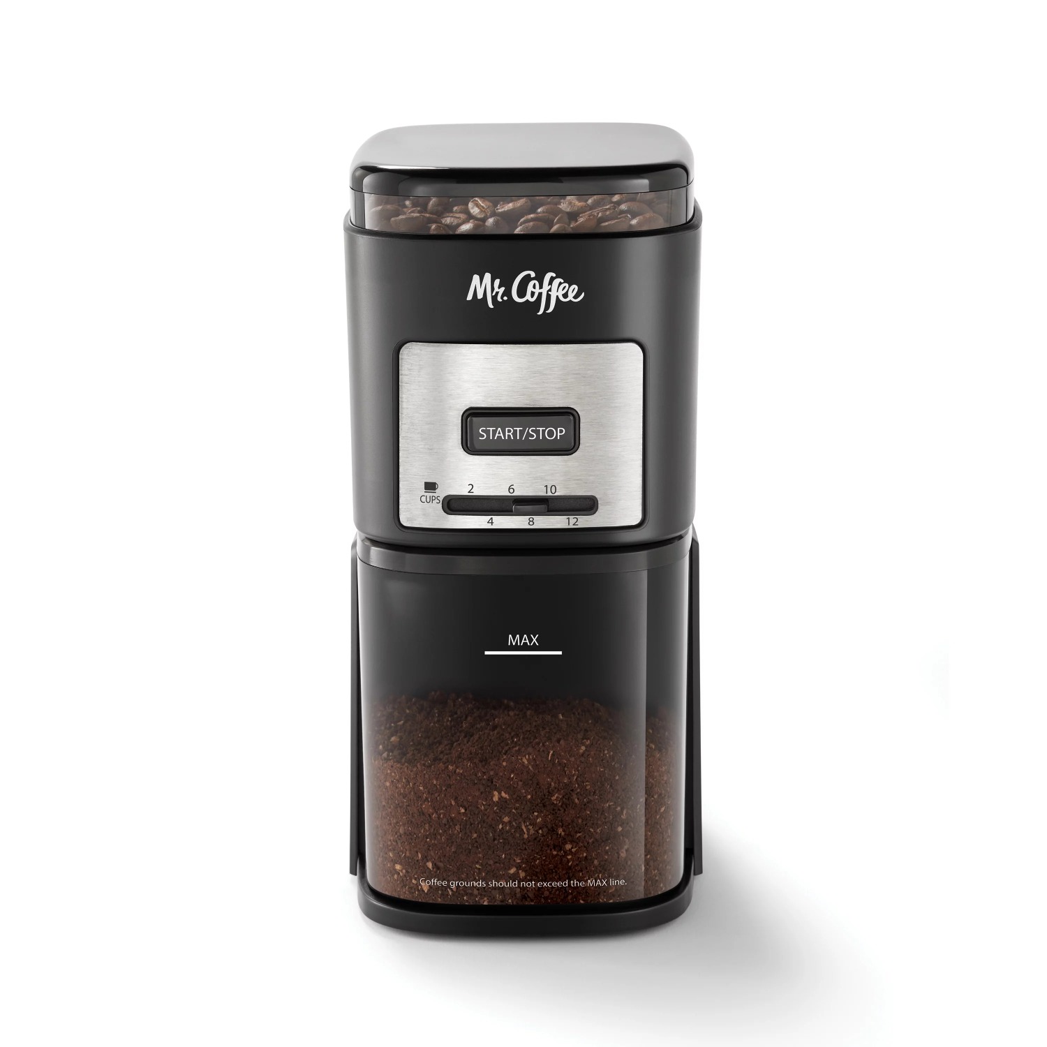 Title 1, Coffee 12-Cup Automatic Burr Grinder Black Prec...