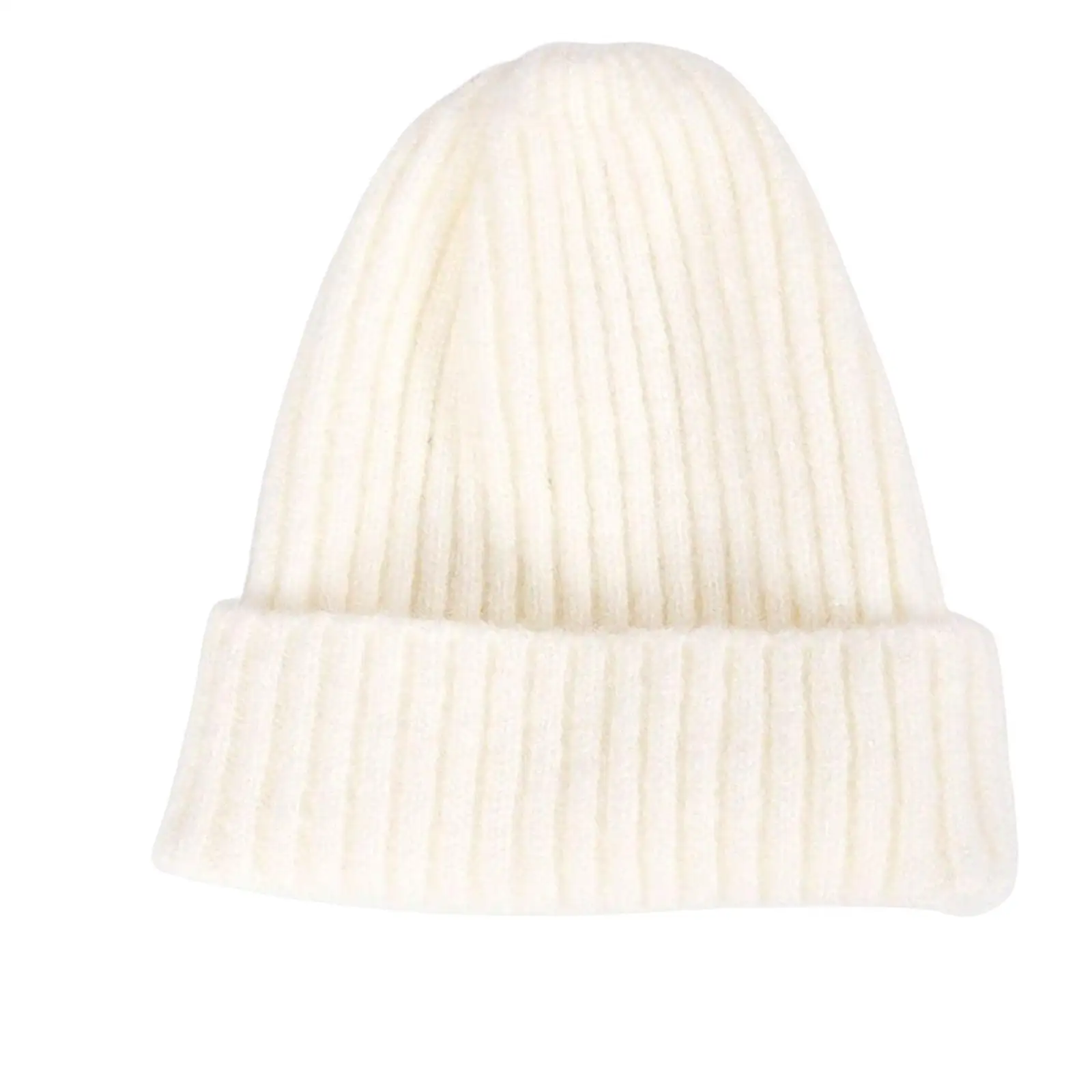 Knitted Cuffed hat Fisherman Beanie Slouchy One Size Warm Lightweight Skull Cap for Men women Winter