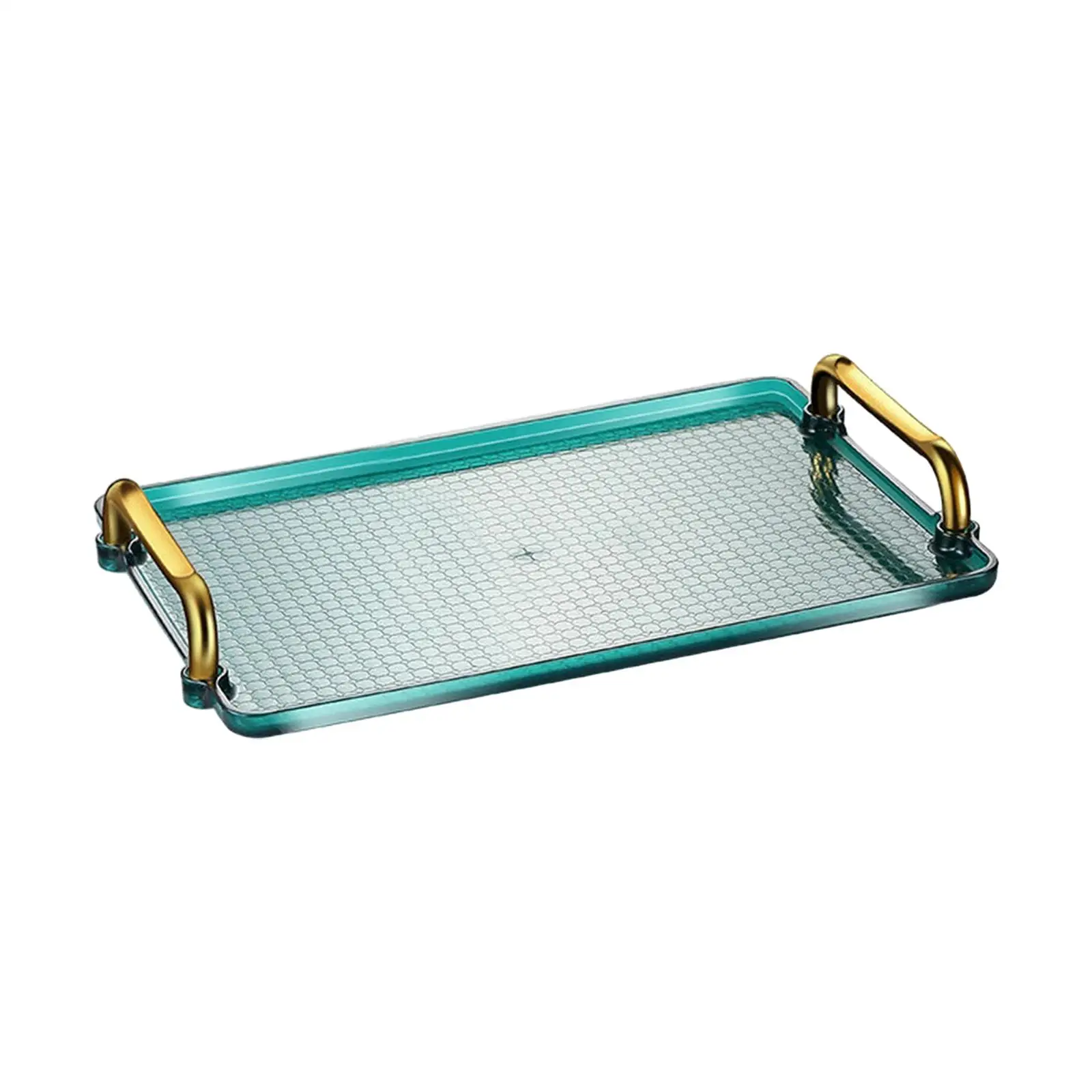 Serving Tray Platter Housewarming Gift for Bar, Kitchen, Dining Room Multipurpose Sturdy Decorative Sofa Couch Tray Ottoman Tray
