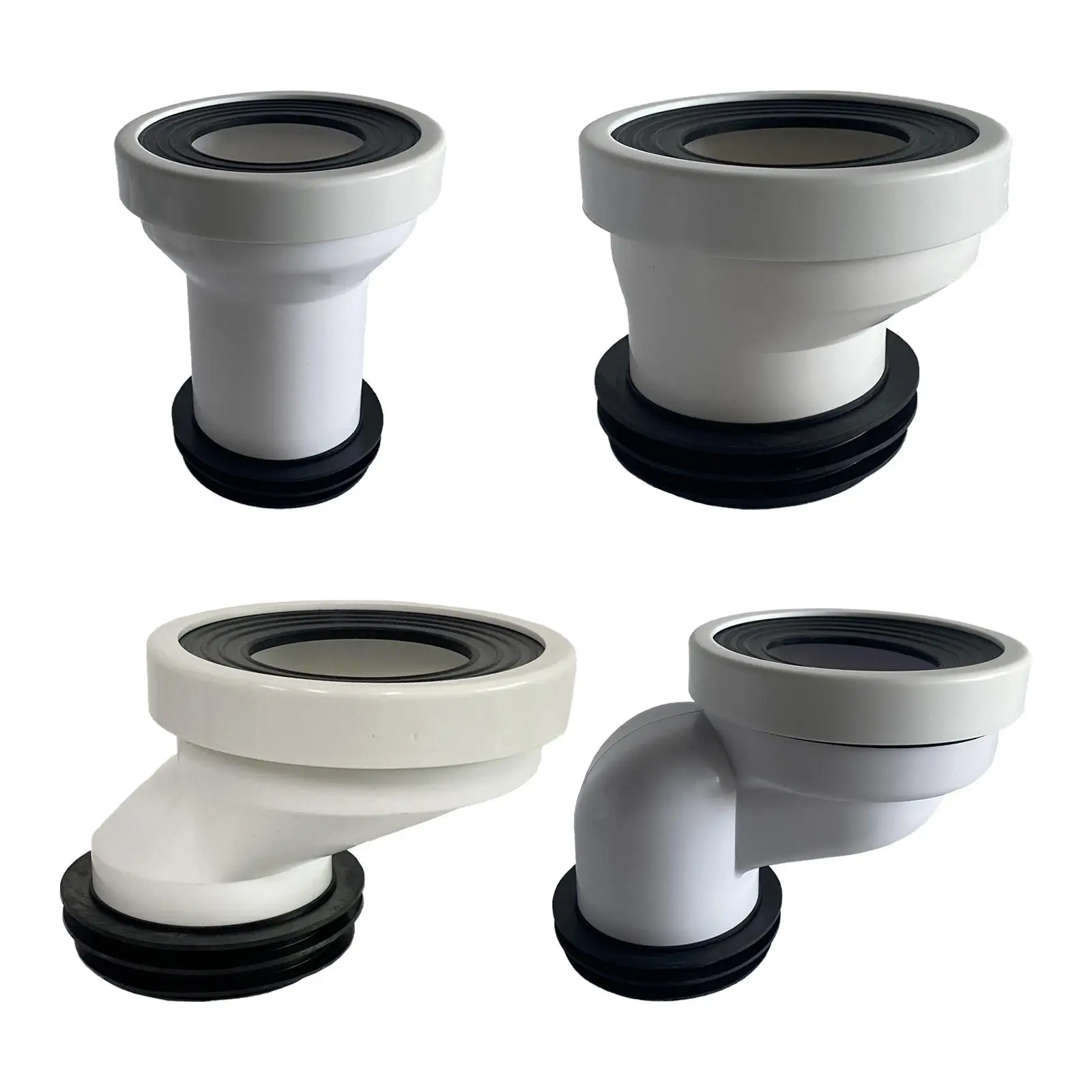 Universal Offset Toilet Flange Connector Extension 4 inch PVC Toilet Flange