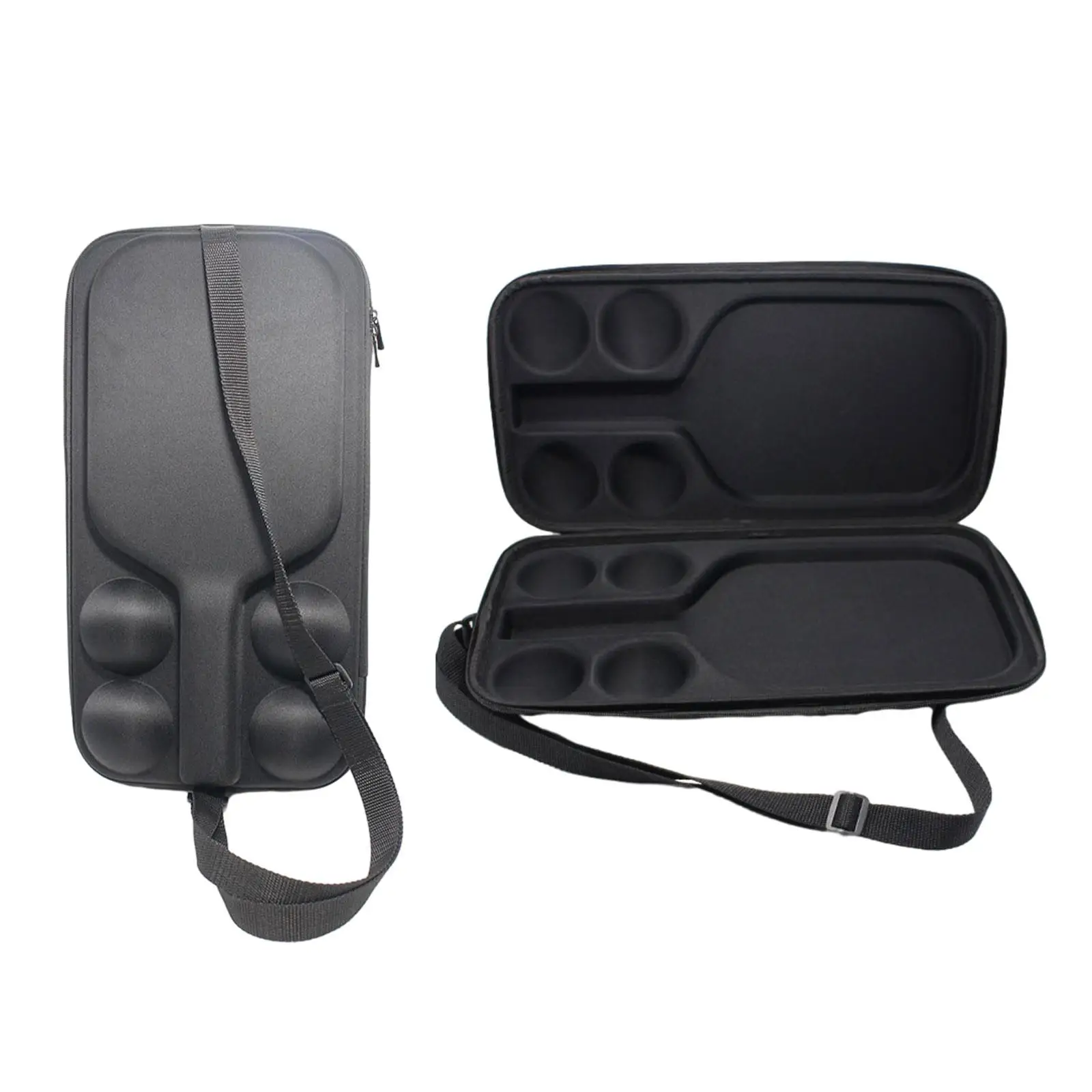 Table Tennis Racket Bag Racket Protective Bag Zipper Closure Carrying Bag Dustproof Handbag Paddle Sleeve for Outdoor Travel