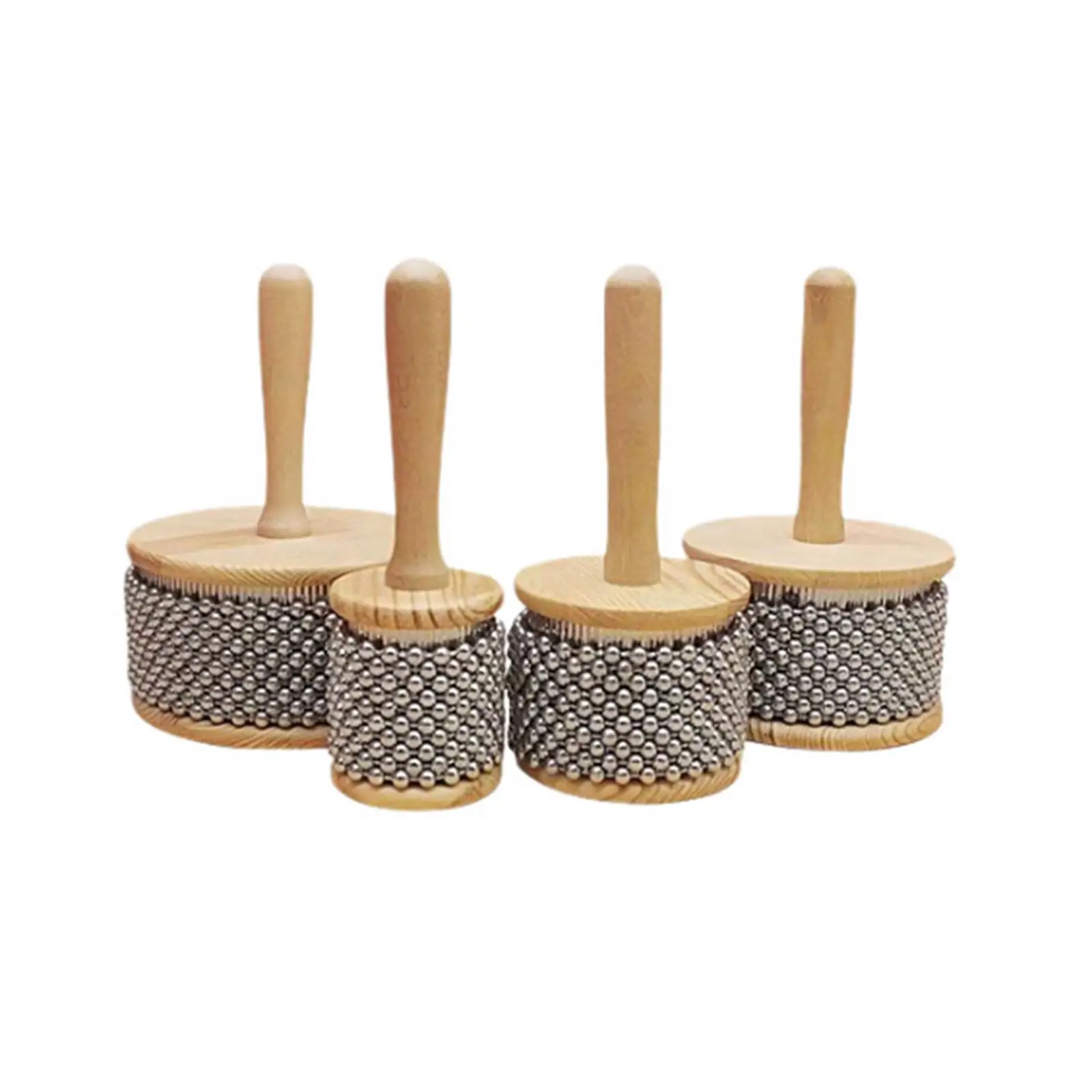 Wooden Hand Cabasa Portable Musical toys fun for Classroom Playing at Home Music Education