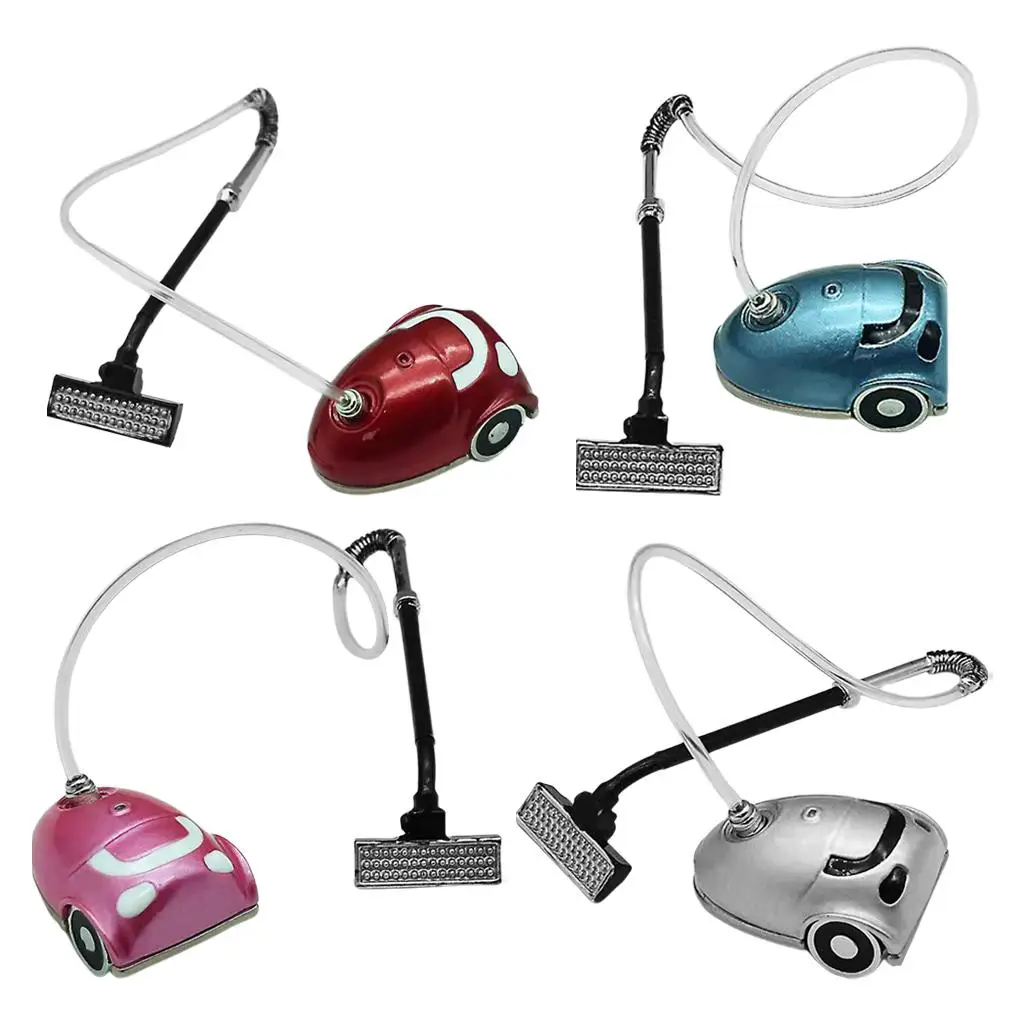 1/12 Scale Dolls House Vacuum Cleaner Pretend Play Dollhouse Accessory Decor
