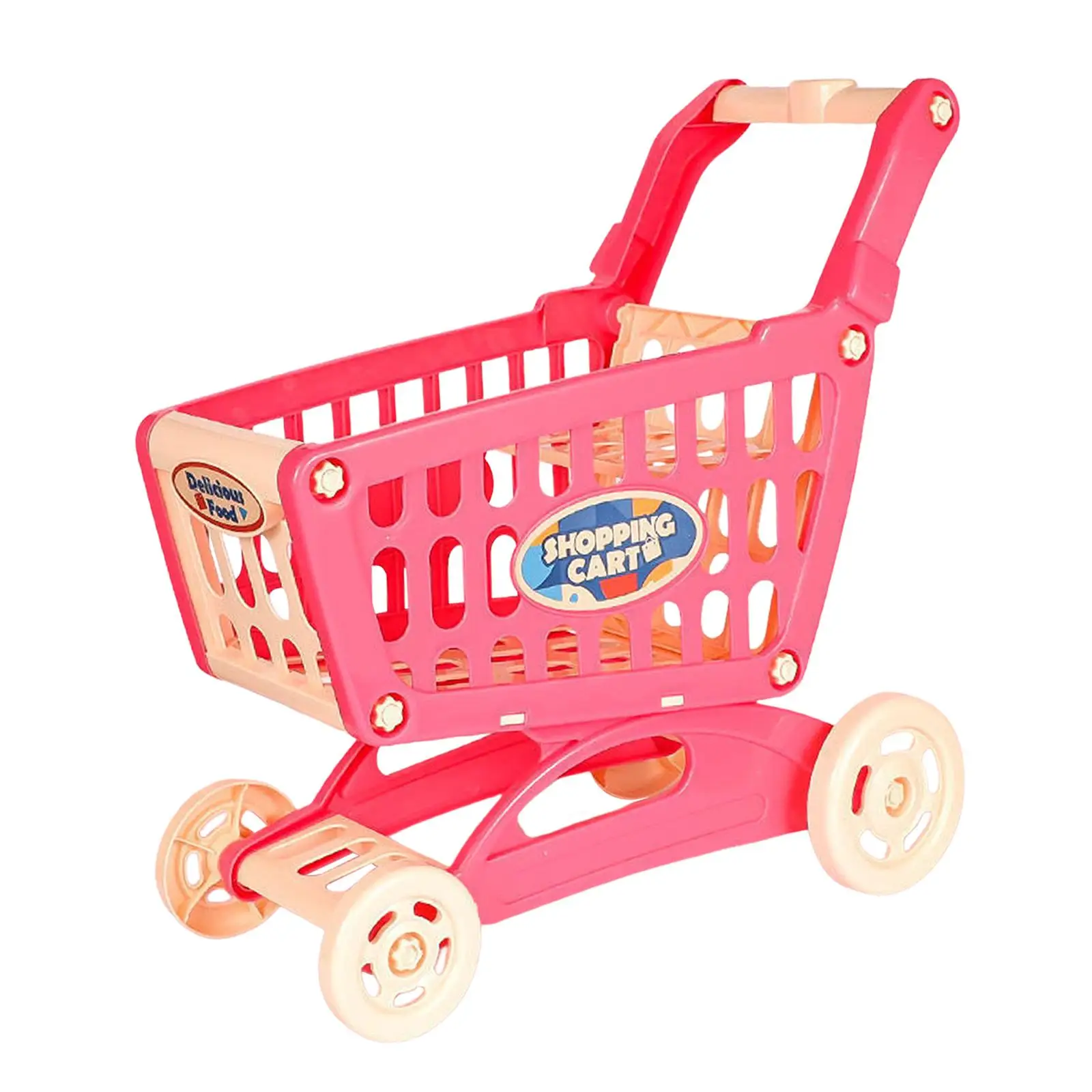 Deluxe Mart Shopping to Push for Kids Preschool Pretend Play Set