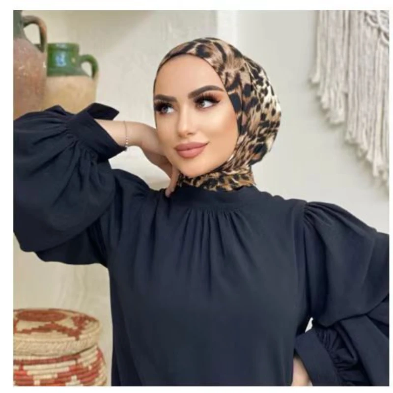 Hijabs Instantâneos para Mulheres, Boné Interior, Turbante,