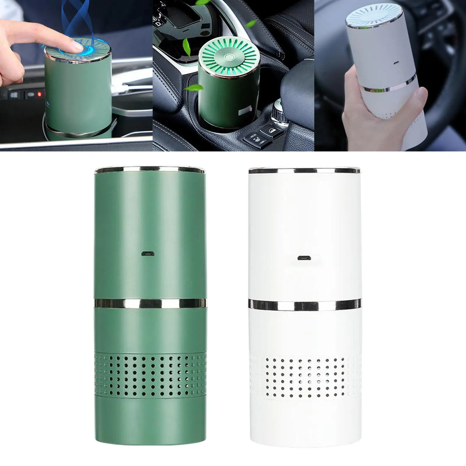 Mini Car Air Purifier Portable Air Cleaner Purifier Remove Dust Reduce Odor