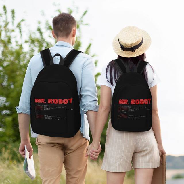 Mr robot backpack hotsell