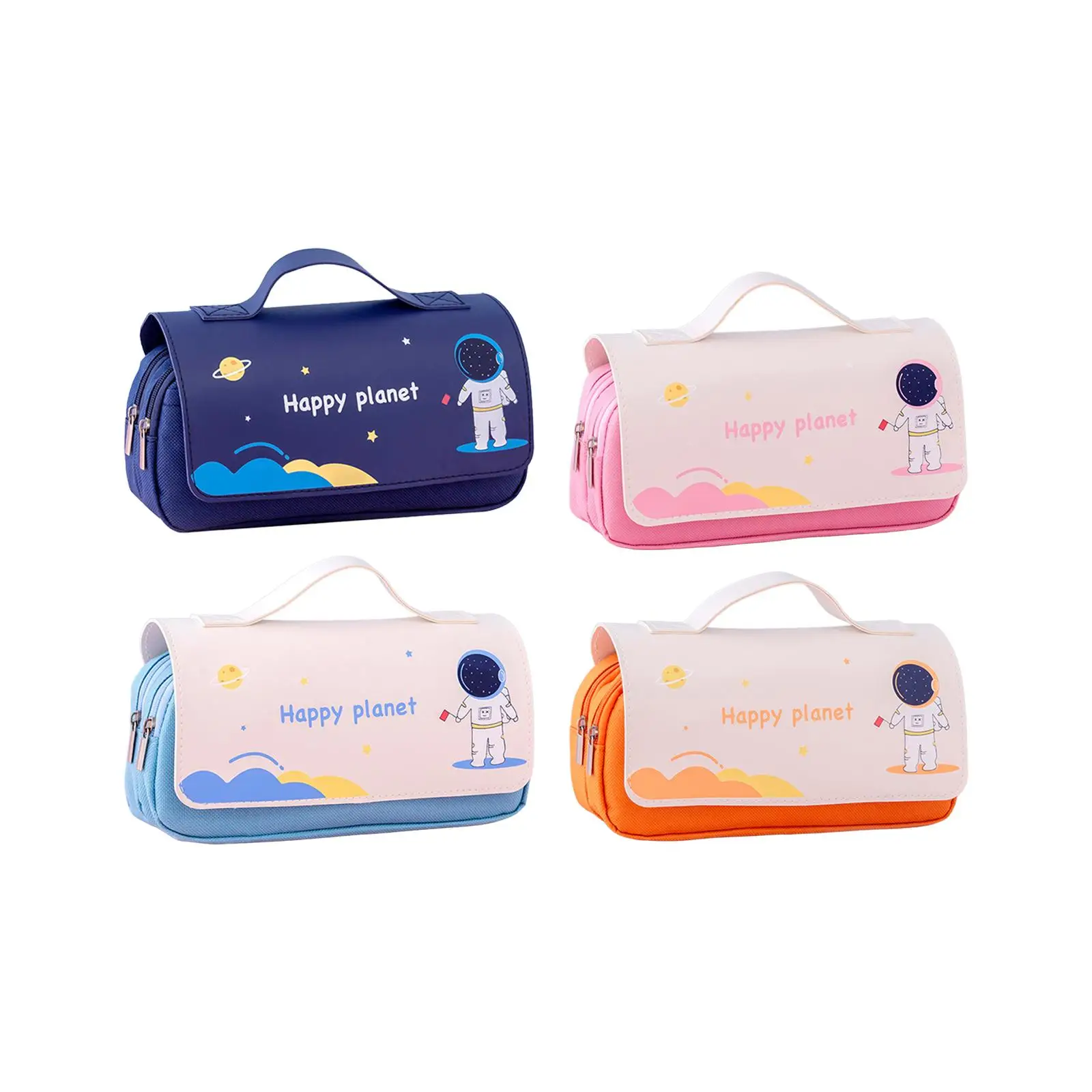 Large Capacity Pencil Case Pencil Bag Pouch Box Office Stationery Organizer Marker Pencil Pouch for Adults Kids Girls Teens Boys