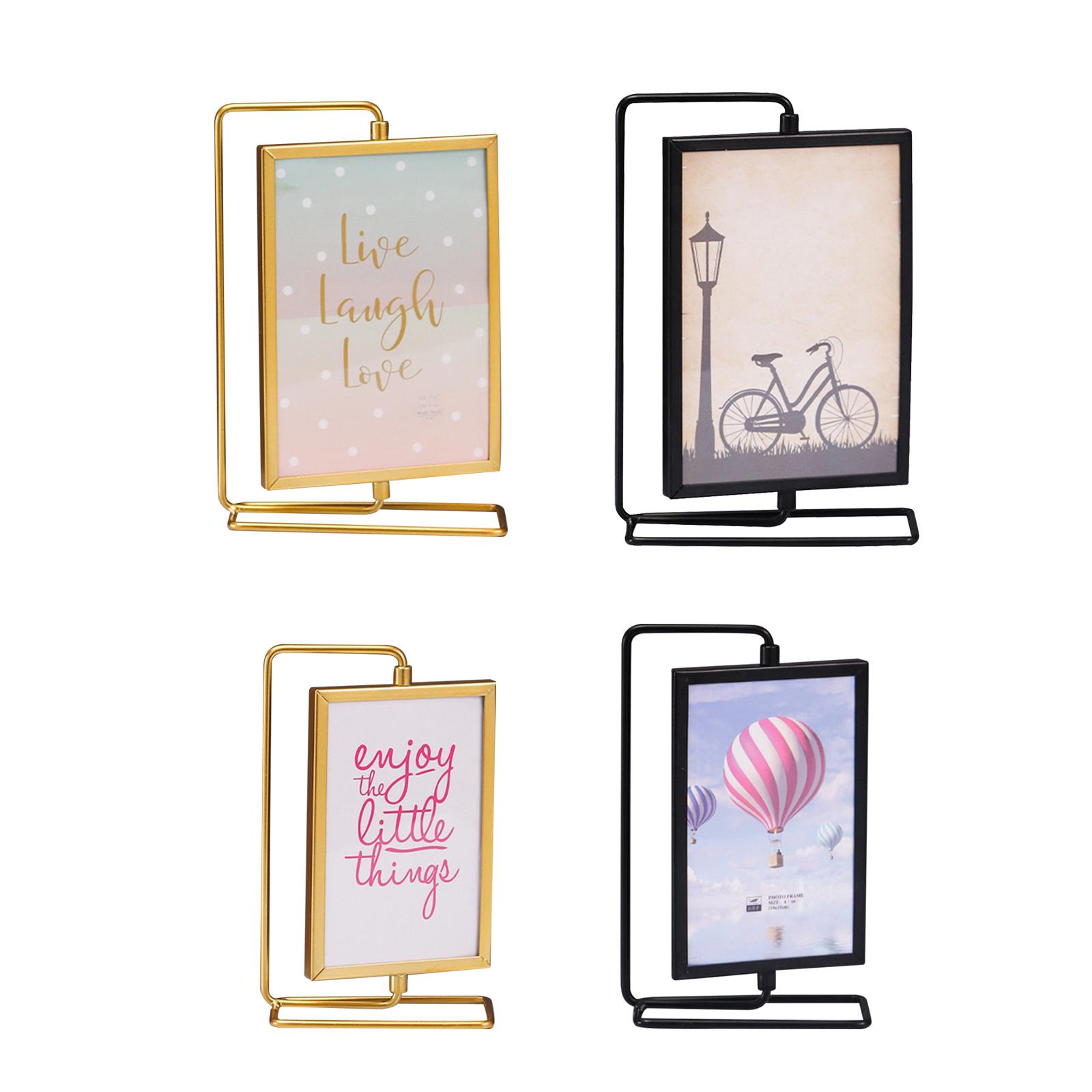 Rotating Photo Frame Farmhouse Wedding Decoration Family Love Picture Frame