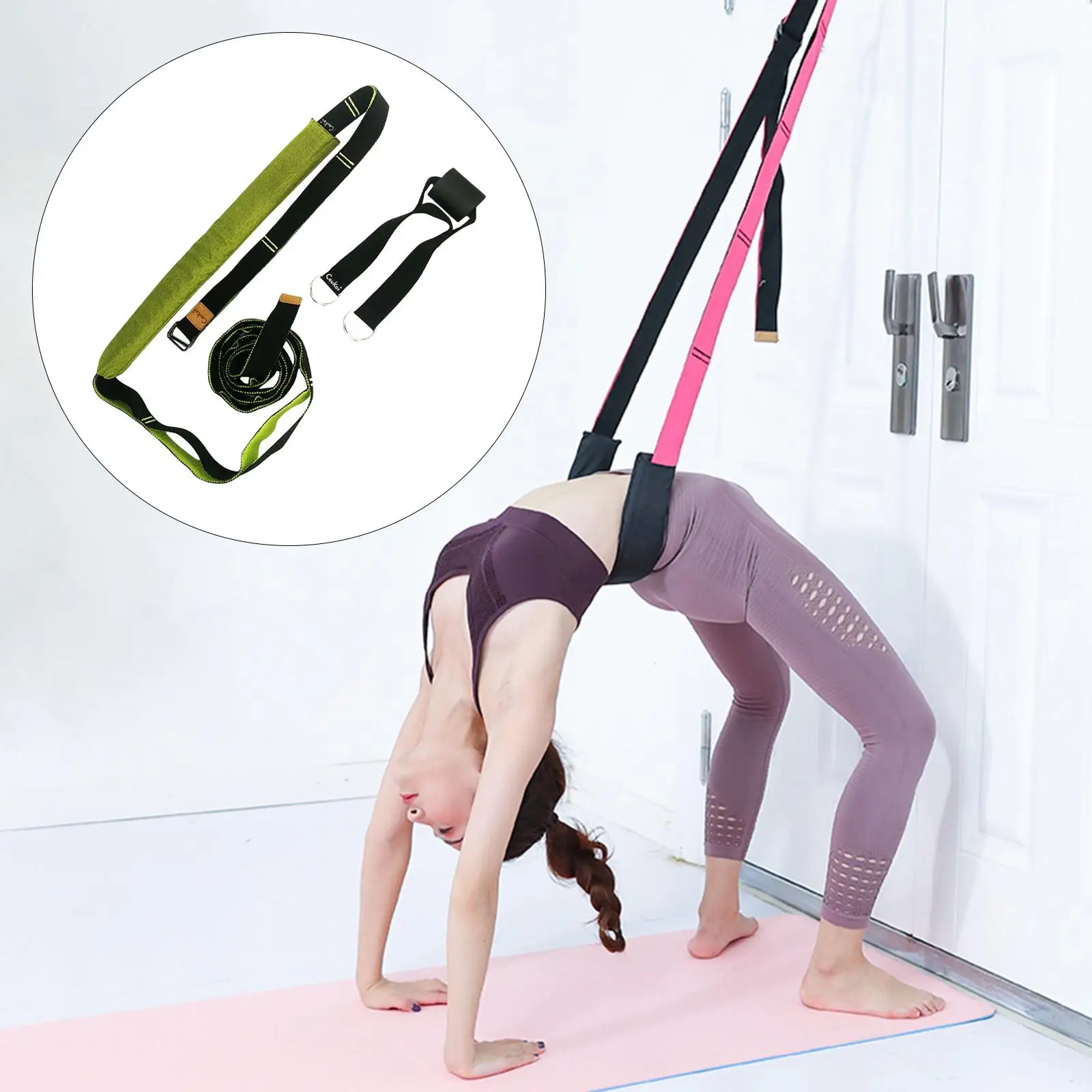 Yoga Flexibility Stretching Leg Stretcher Strap for Ballet Cheer Dance Gymnastics Trainer Yoga Flexibility Leg Stretch Belt