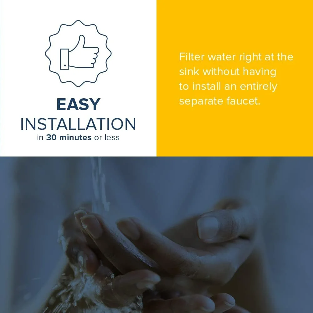 Description Picture 4 of itemFor Filtrete Advanced Under Sink Quick Change Water Filtration Filter 3US-PF01, For Use With 3US-PS01 System, 1 Count (Pack of 1