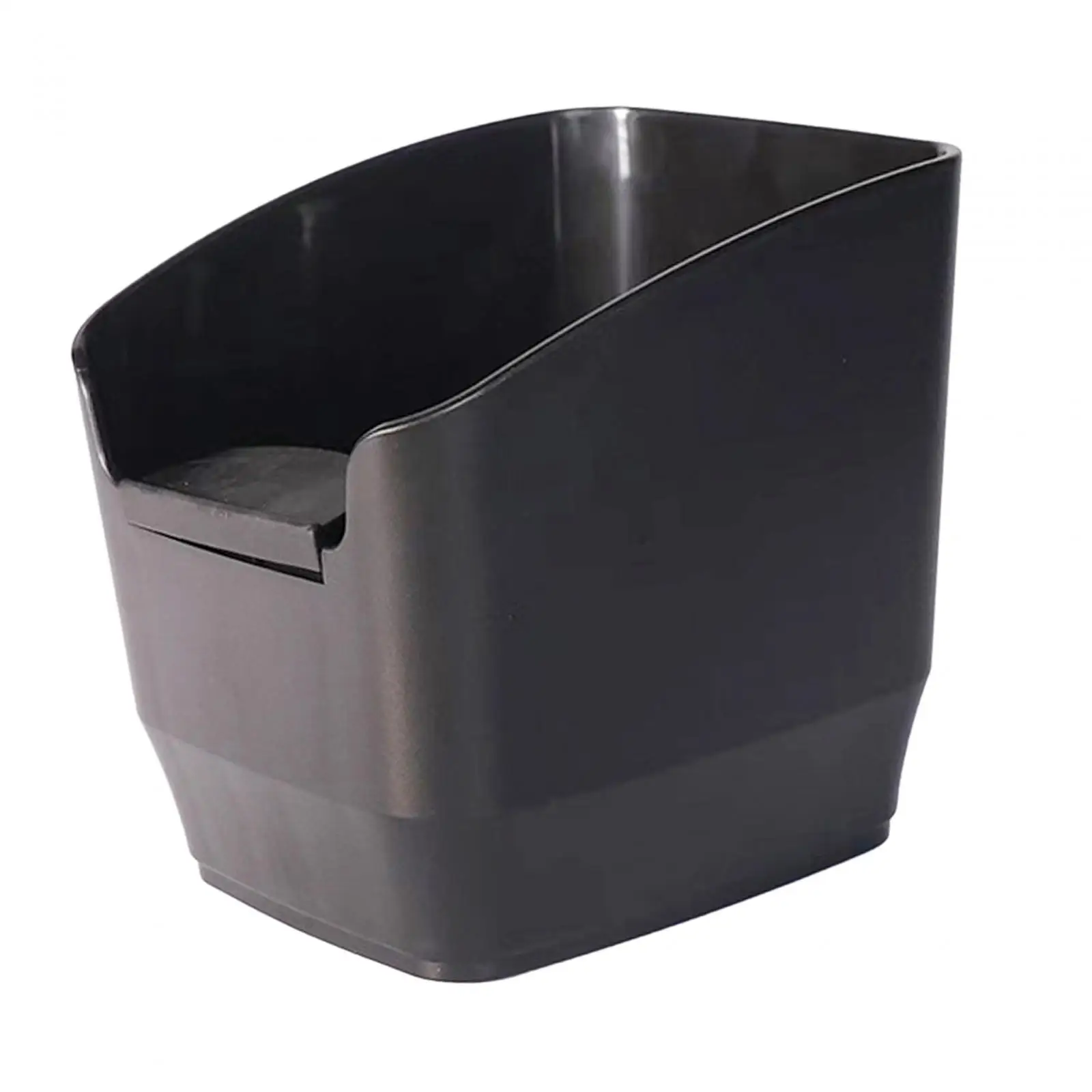 Espresso Knock Box Grounds Container, Barista Tool, Non Slip Coffee Ground Knock Box Espresso Bucket for Counter Hotel
