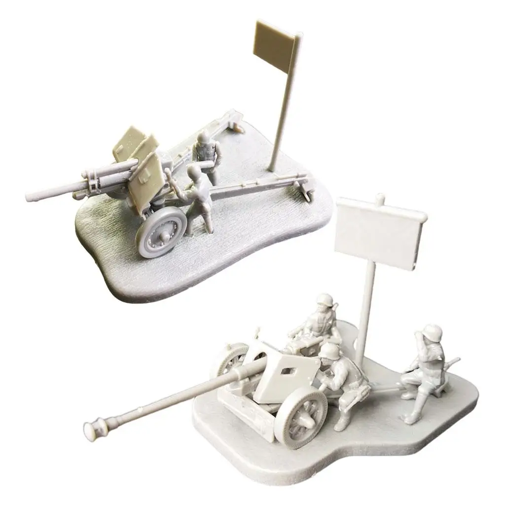 Antitank  Model Puzzles Educational Toys Assembly Model M1938 1:72 4D Collections  Model Toys
