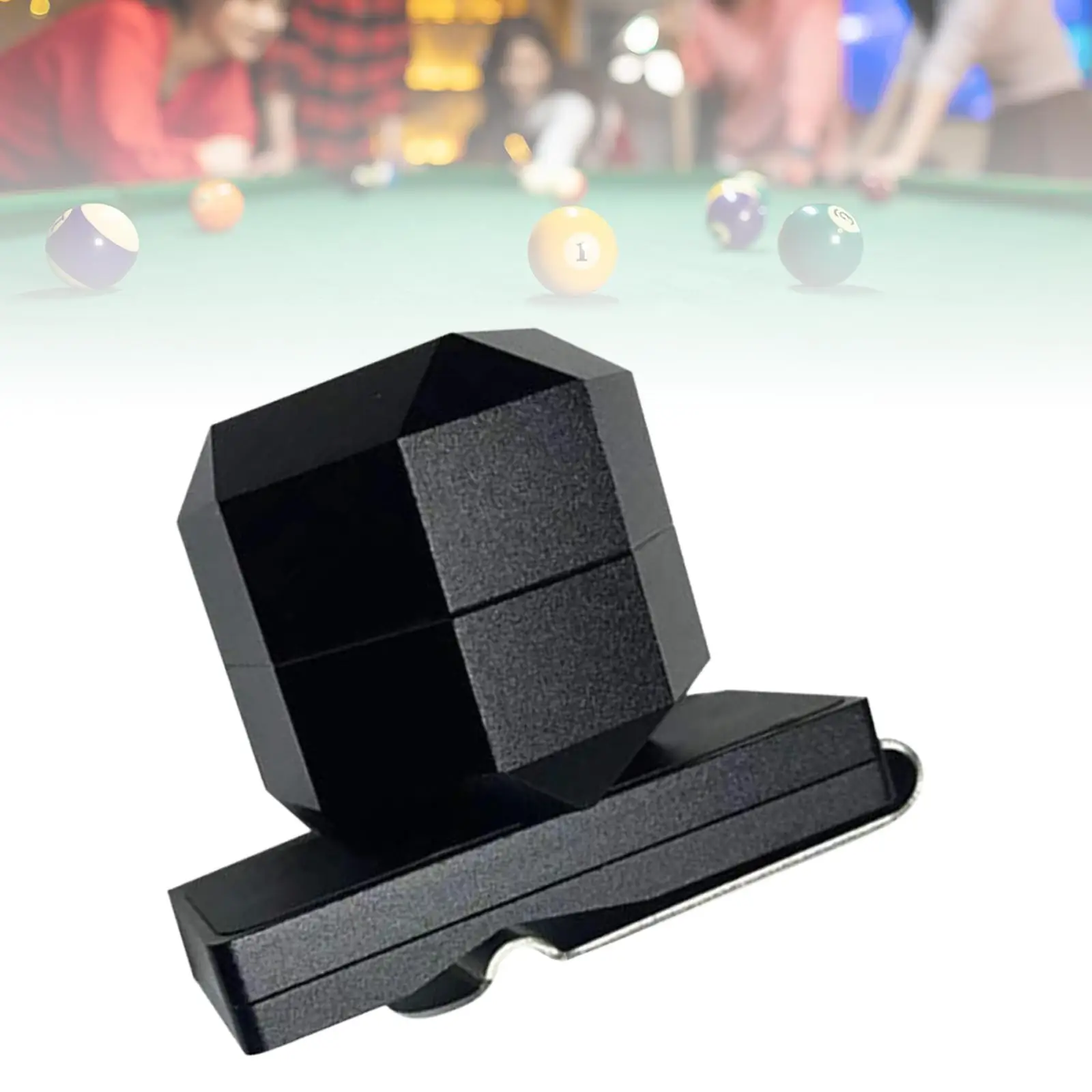 Metal Billiard Chalk Holder Snooker with Belt Clip Accessories Container Box