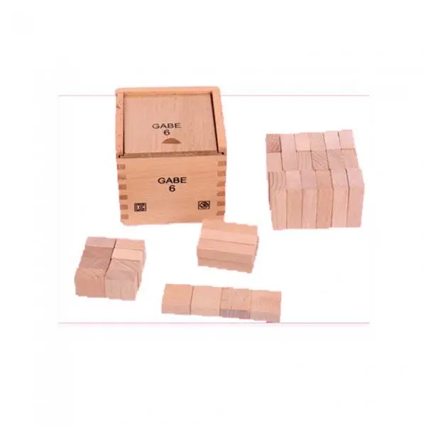 Wooden Bricks Toddler Building Blocks Stacking In Box