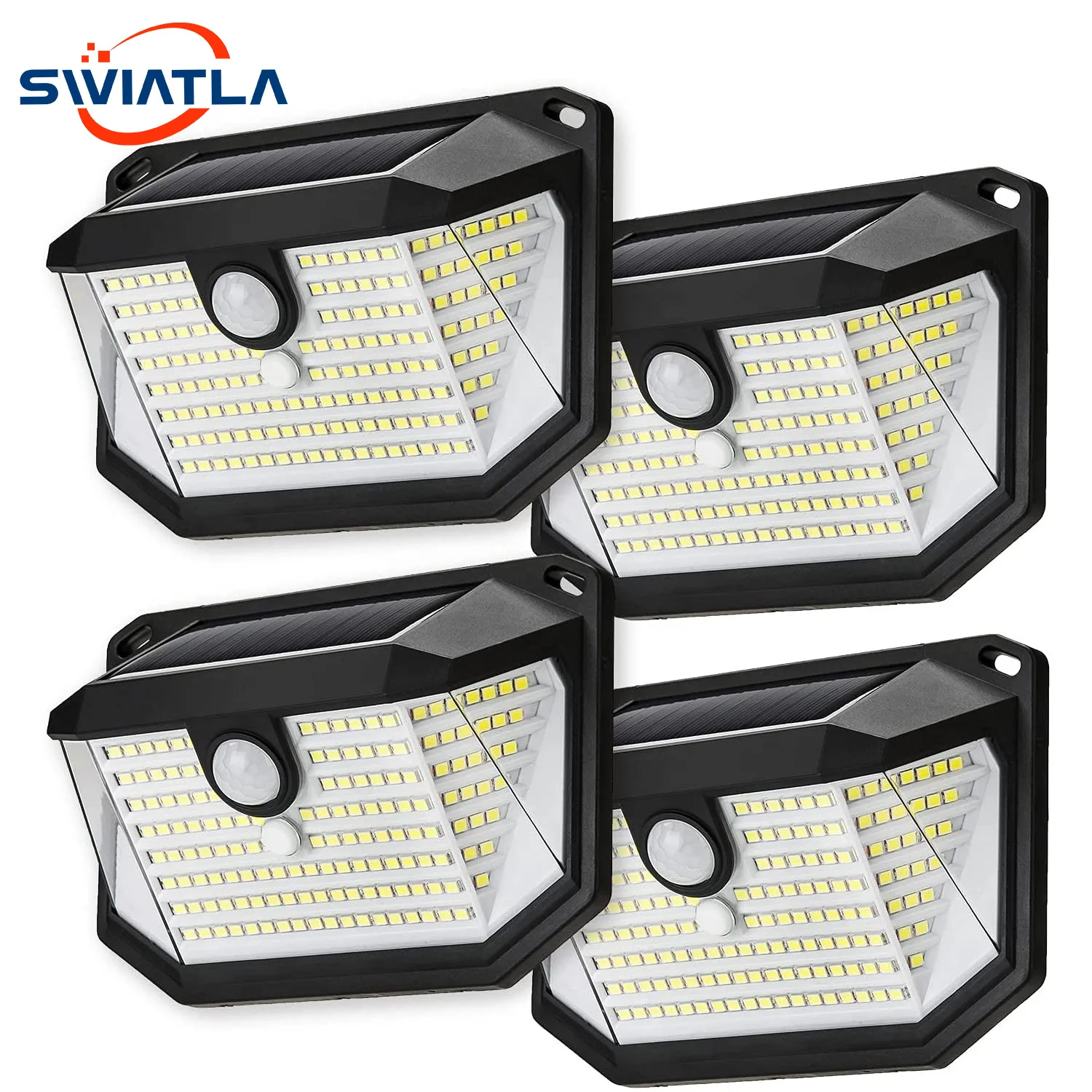 Swiatla Solar Motion Outdoor Lights178 LED with 270° Wide Angle IP65 Waterproof Dusk To Dawn Security Lights for Garden Patio solar deck lights