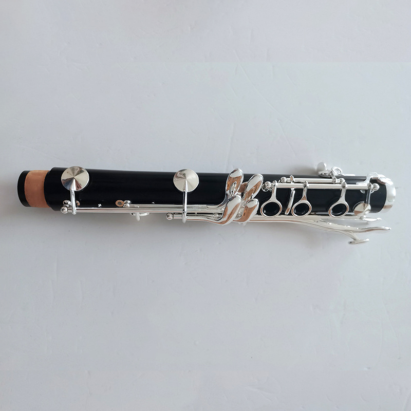 Title 5, Ebony Clarinet Black Woodwind A Tone 18 Keys Wo...