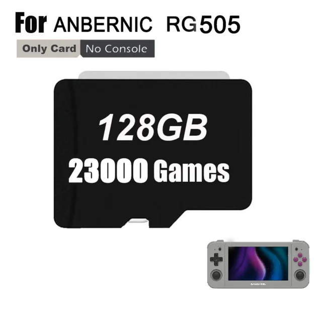 ANBERNIC RG505 TF Card 512G 70000 Games Ps Vita 3ds Gamecube 