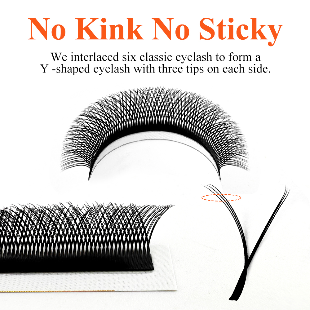 Best of LAKANAKU Y Volume Lashes Extensions Cilia And Brazilian Volume YY Russian Eyelash Private Label Supplies Makeup Wholesale Reviews & Tips - Image 4