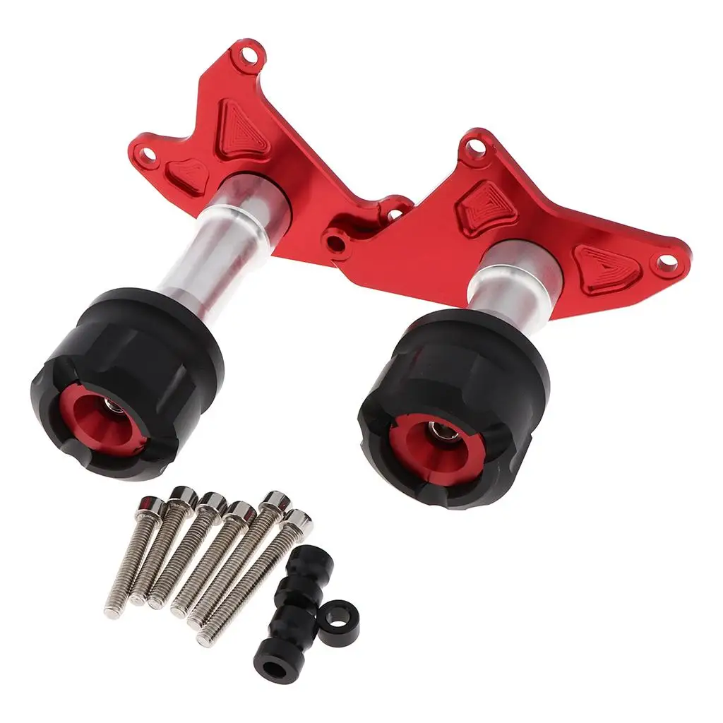 2 PCS Red Engine Anti-crash Protector Motorcycle Engine Protect Tools Engine Guards for Honda MSX125 MSX125SF
