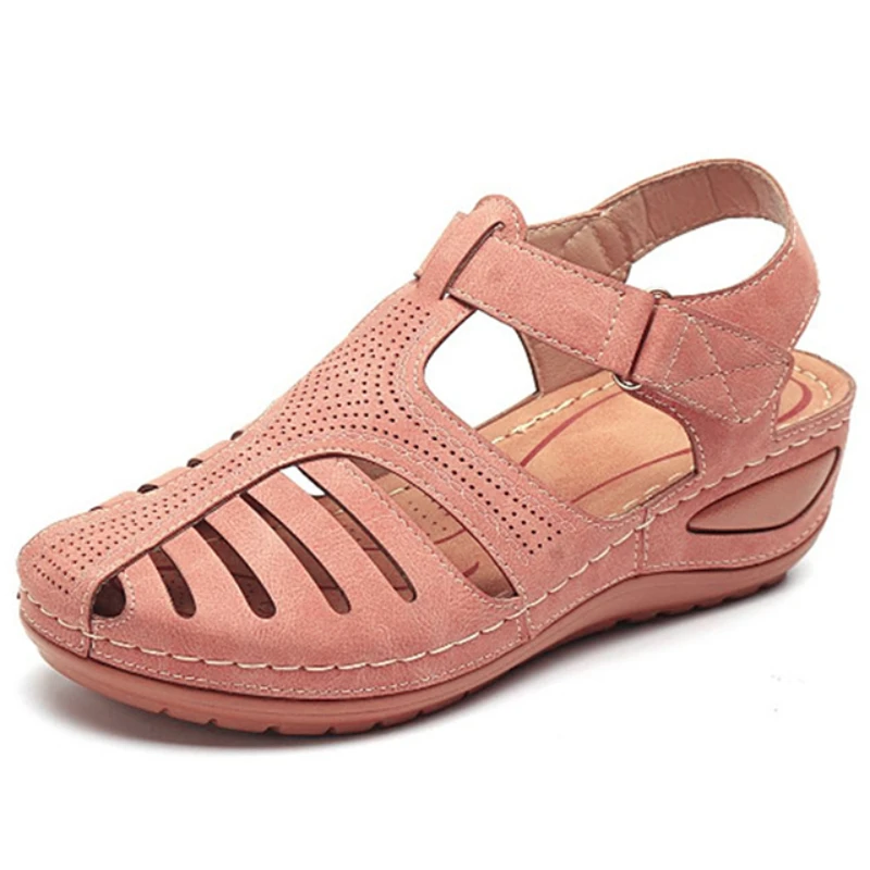 New Women's Sandals Premium Orthopedic Bunion Corrector Flats Casual Soft Sole Beach Wedge Vulcanized Shoes Zapatillas De Mujer