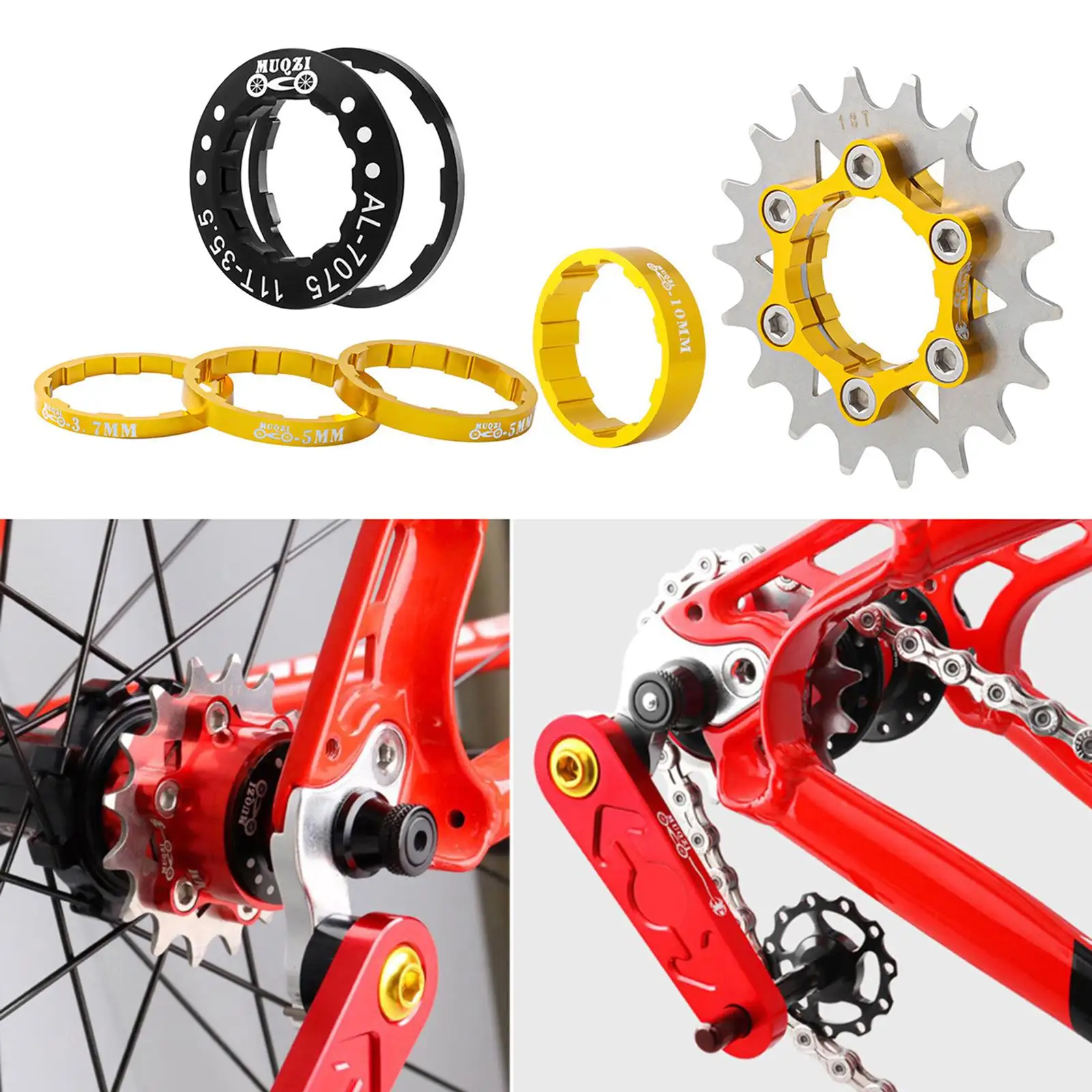 18  Cassette Spacers , Adapter, Freewheel Sprocket,  Accessories, Tuning Refit Parts