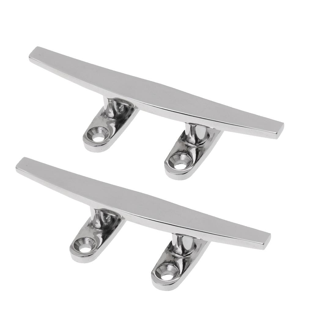 Marine Stainless Steel Mooring Dock Deck Line Rope Cleat 5