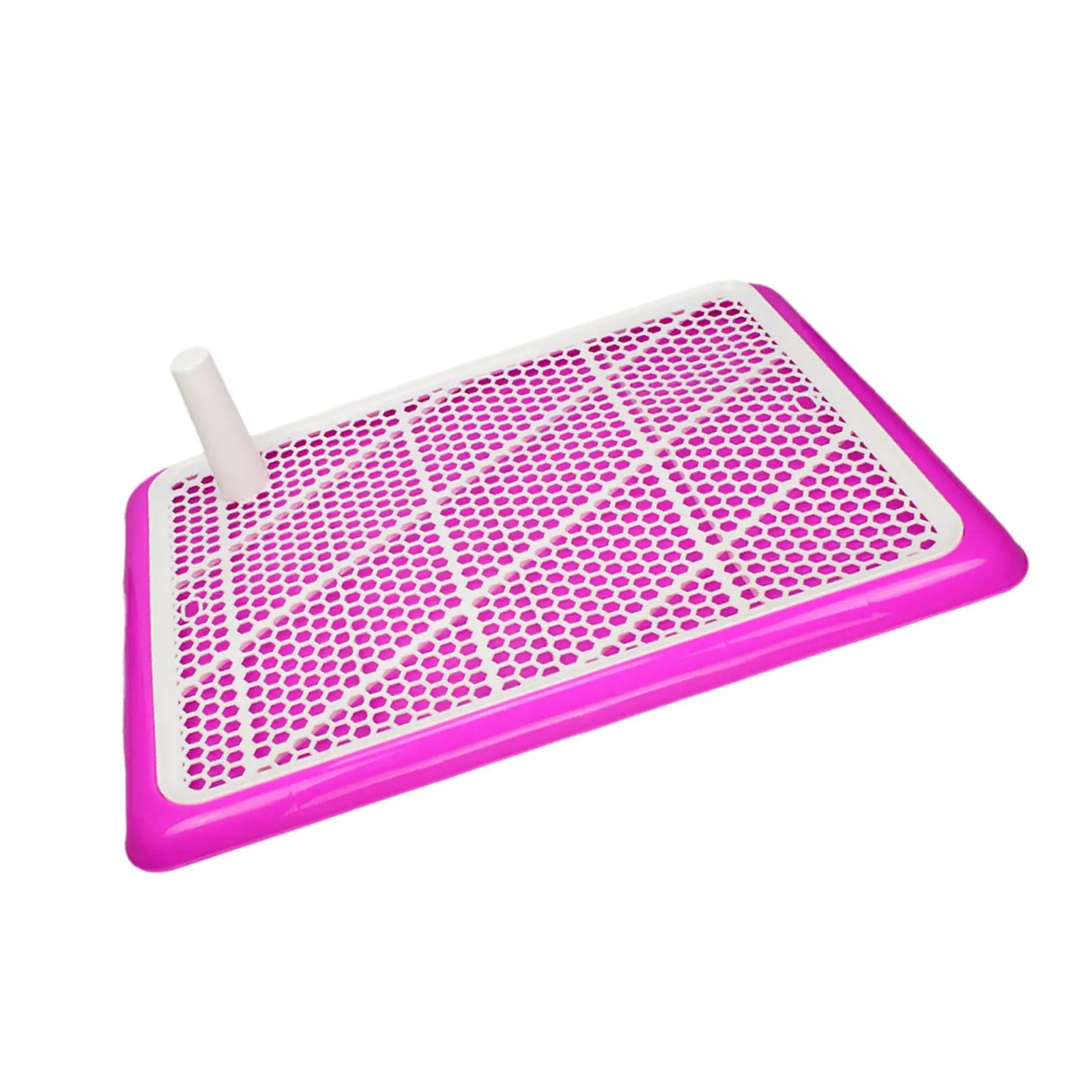 Pet Toilet Dog Cat Potty,Dog Litter Box with Urinary Column, Portable Dogs Urinal Grid Tray for Indoor Outdoor Dog Training