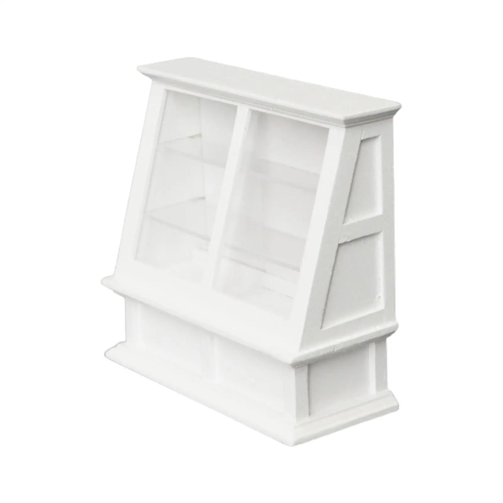Miniature Cake Cabinet Shelf for 1:12 Scale Dollhouse Decoration Accessories
