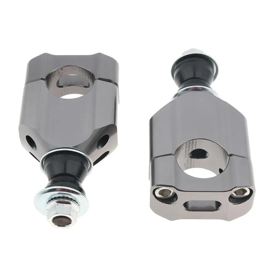 2x Grip Fat Bar Motorcycle Handlebar Bracket Clamp Riser Handlebar Clamp Mounts for Motorcycle