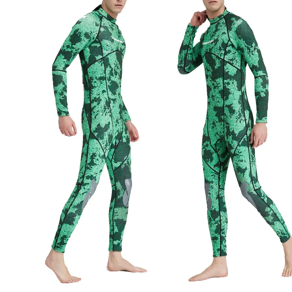 Men`s 3 Zip Full Wetsuit,  Keep Warm Scuba Diving Suit Snorkeling Swimming Jumpsuit - Select Sizes